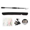 Fishing Rod and Reel Combo Set with Telescopic Fishing Rod Bait Hooks Fishing Rods Set for Fishing Beginners Gift