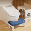 Табурет для унитаза для дома с противоскользящей поверхностью, твердые ножки, утолщенные, табурет для приседаний, аксессуар для туалета для взрослых