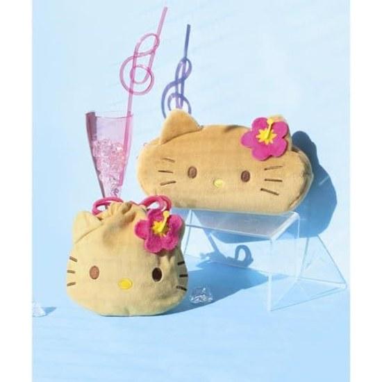 TS FACTORY Пенал Sanrio Плюшевое Лицо Hello Kitty Hiyake