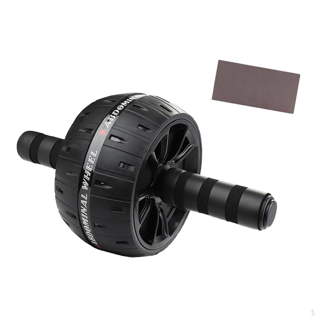 Фитнес-колесо для пресса, универсальное с ковриком для колен, тренировка основных мышц, оборудование