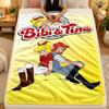 Flannel BlanketBibi Blocksberg Warm Soft Throw Blanket for Indoor Sofa Bed Living Room Use