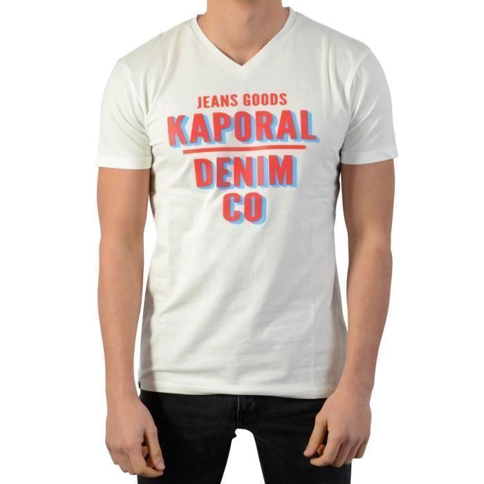 Tee-Shirt Kaporal Arrow - Blanc cassé