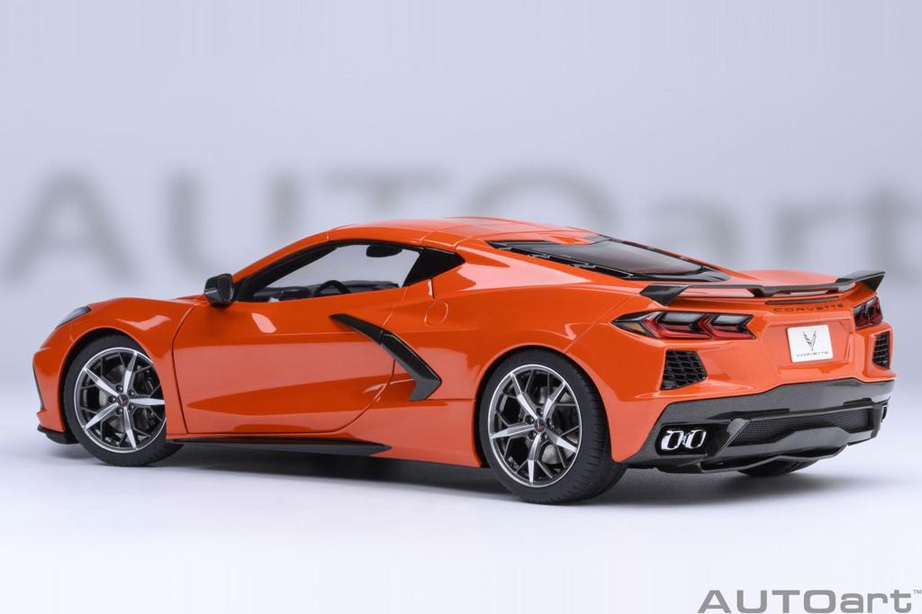 AUTOart Chevrolet Corvette Stingray Z51 Orange Finished Product 1/18 (C8)