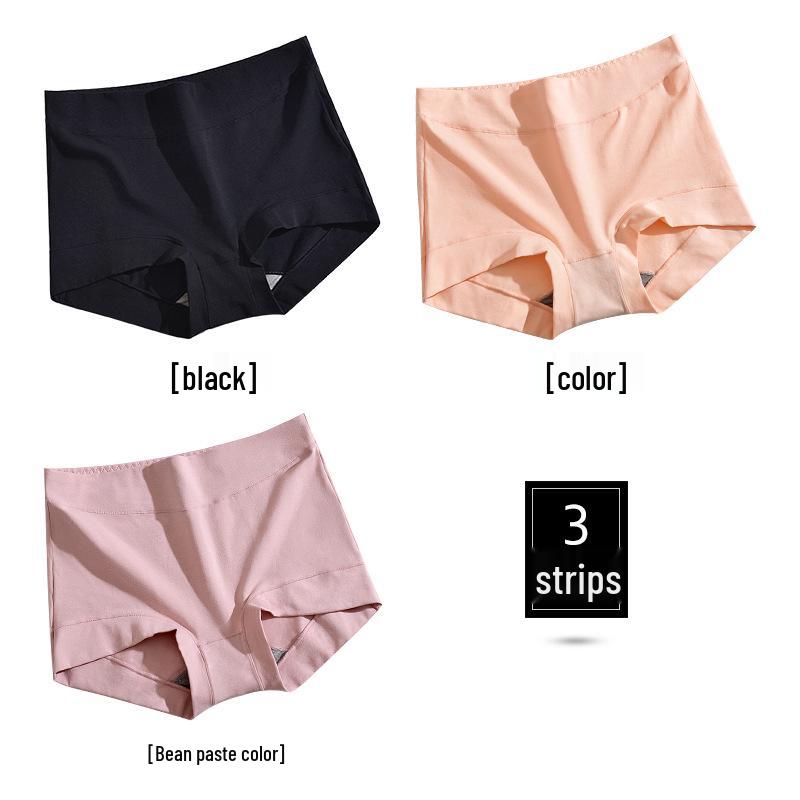 3-Pack Women's High-Waist Cotton Boxer Briefs: Anti-Chafe, Tummy Control, Large Sizes