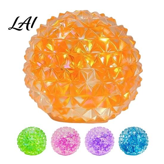 Calming Hand Toy Anxiety Relief Spiky Stress Ball Soft Stretchy Squeeze Ball Sensory Toy Portable Textured Pinch Fidget for Kids Adults Exercise
