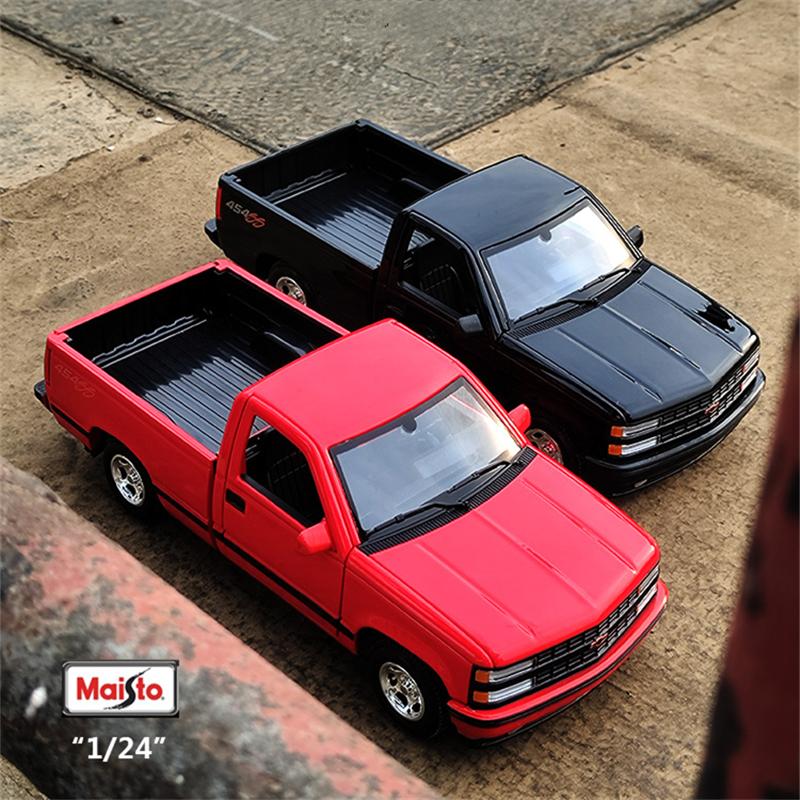 Майсто 1:24 Chevrolet 454 SS Литой Модель Пикапа Металлический Литой Под Давлением Внедорожные Транспортные Средства Модель Автомобиля Симуляция Коллекция Детская Игрушка Подарок