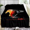 Mustang Blanket Flannel Throw for Sofa, Travel, Camping, Livingroom, Office, Chair and Bed Soft and Warm Holiday Birthday gifts