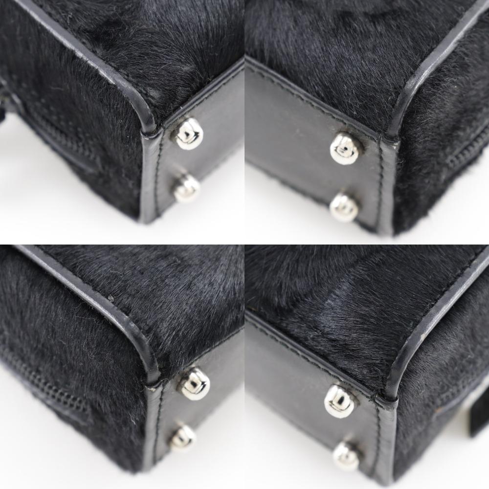 Gucci Old Gucci Tote Bag 000.2296.0528 Black Harako Women Used