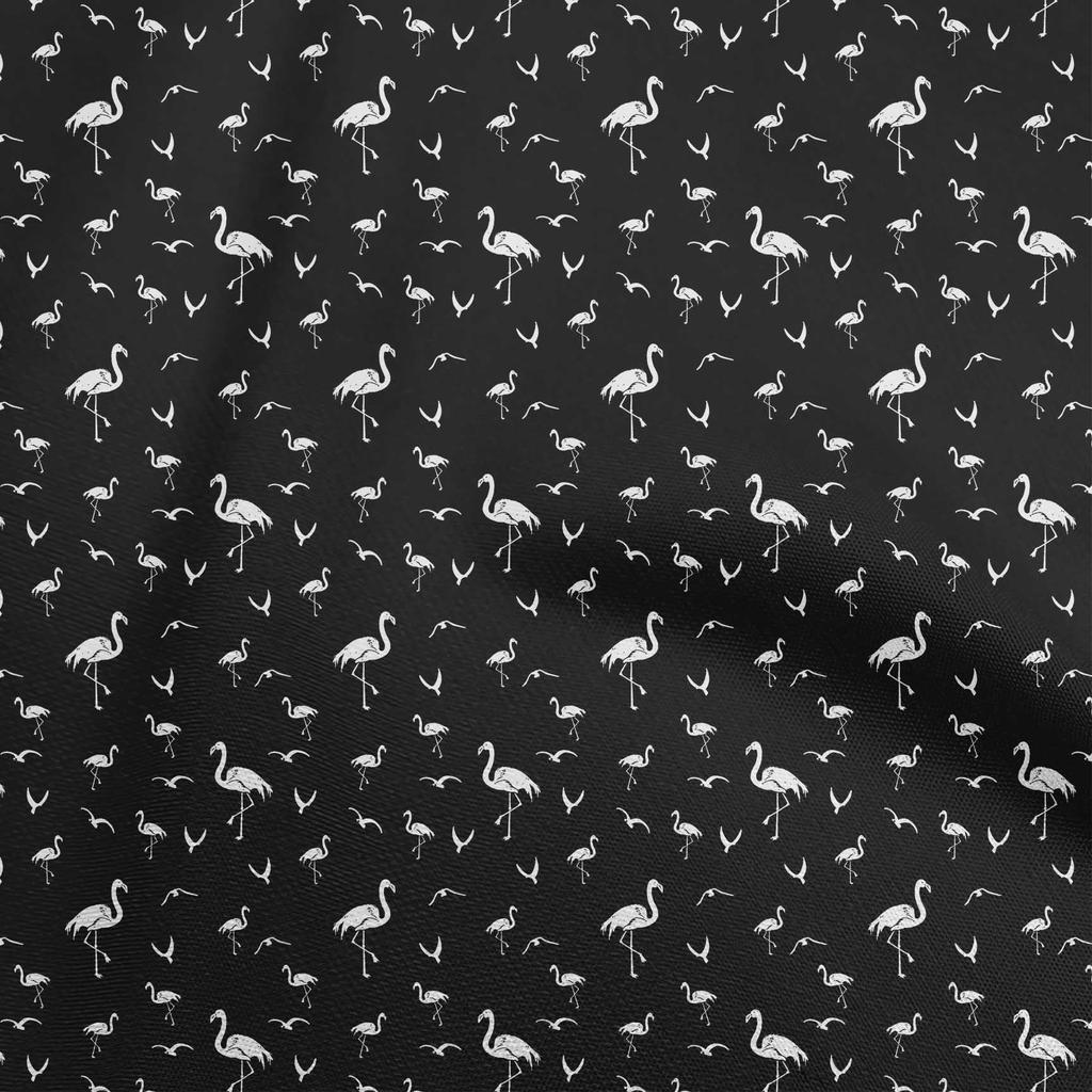 oneOone Хлопчатобумажная гибкая синяя ткань Фламинго Diy Одежда Стеганая ткань Ткань с принтом в ярдах 40 дюймов