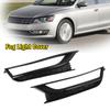 2 шт. Передние сотовые накладки на противотуманные фары для VW Passat 2012-2015 Черные