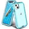 3-в-1 Прочный Бронированный Ударопрочный Защитный Чехол для IPhone 17 Air 16 15 14 Pro Max Прочный Военного Класса Противоударный Прозрачный Чехол