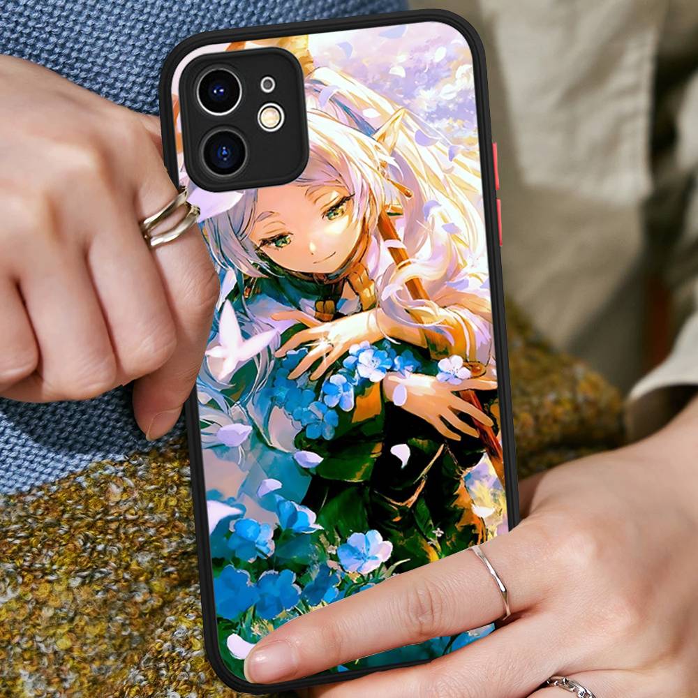 Аниме Фрирен Милый Чехол Для Телефона Для IPhone 16e 16 15 14 13 12 11 Pro Max X XS Max Plus Матовый Прозрачный