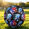 Sonic Universe Printed Size 5 Standard Football, Waterproof PU Training Soccer Ball for Outdoor Sports