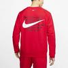 Nike Embroidered Fleece Lined Stay Warm Round Neck Pullover Red Men's DD5079-657