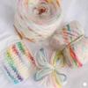 50g/roll Space Dyed Wool Yarn 150M Hand Knitted Yarn Colored Wool Yarn  For Sweaters and Scarves