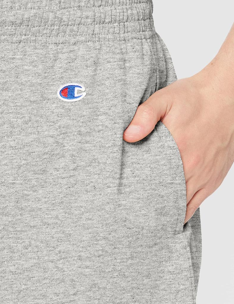Champion ХЛОПОК Графический логотип Оксфордские шорты L, 100% хлопок, США, Шорты, Базовый, C3-X518, Мужские, Серый,