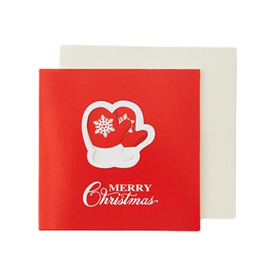 Поздравительная открытка Модная красочная легкая рождественская открытка Экологичная инновационная рождественская открытка Рождественская открытка для подарков