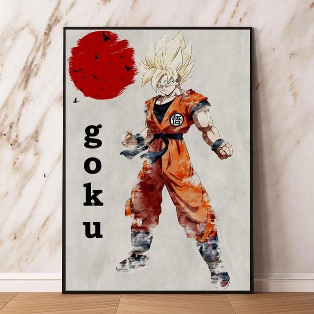 Картина на холсте, настенная живопись, Жемчуг Дракона, украшение в виде карот, картина для комнаты, дома, подарок, картина