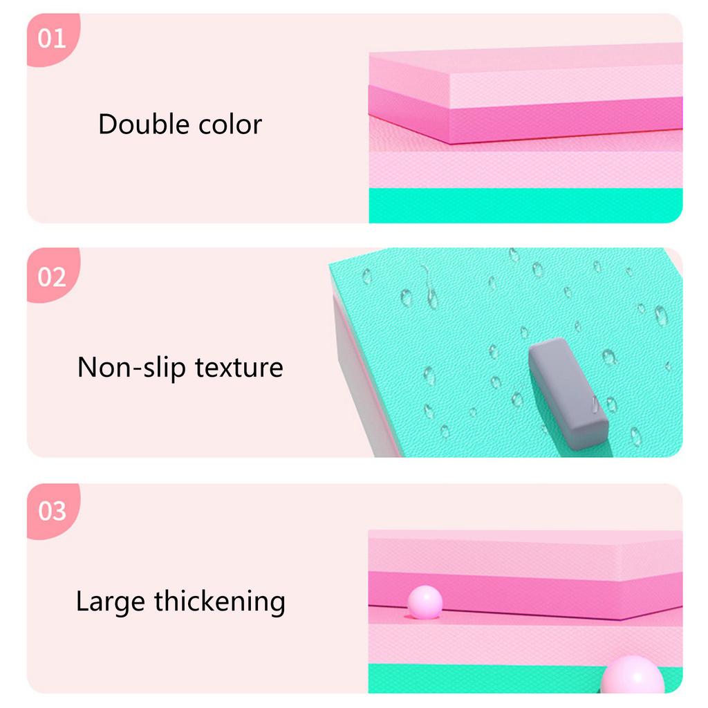 Small Balance Board Foam Pads Exercise Balance Pad Knee Cushioned Boards for Women Kid Fitness Training Yoga Mats