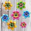 Home Decoration Sculpture Indoor Outdoor Metal Flower Ornament Garden Craft Wall Hanging Iron Art