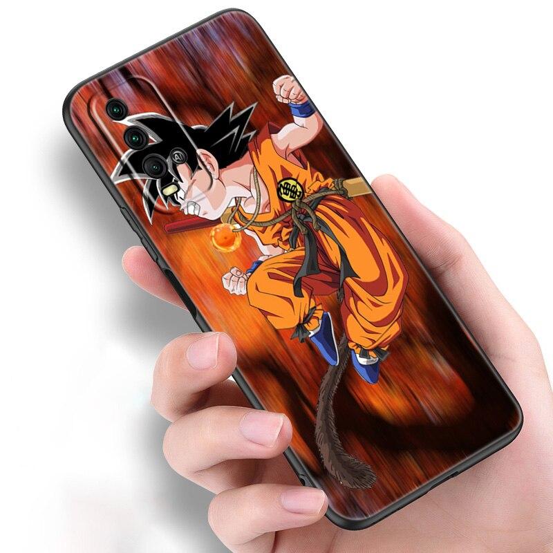 Японское аниме ребенок гоку Силиконовый чехол для телефона для Xiaomi Redmi Note 10 10T 10S 9S 8T 9 8 7 Pro Max 8A 9A 9C 9T Черная мягкая обложка Coque