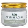 Глиняная маска для лица Rey Naturals из грязи Мертвого моря - 200 г | Глиняная маска для лица для увлажнения и детоксикации кожи | Минимизирует черные точки и акне | Вытягивает загрязнения