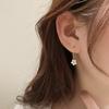 Chain Flower Ear Buckle Women's Small Exquisite Ins Fashion Temperament Small Fresh Earrings