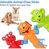 Dog Squeaky Toys Interactive Dog Toys - 3 Pack Rubber Chew Toys for Indoor Dogs to Chase, Fetch and Exercise, Medium & Large Dogs Toys for Boredom Rel