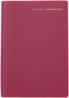 Органайзер Franklin Planner 1 страница на день, начиная с апреля 86491, День, ПВХ, 2025, B6, Бордовый,