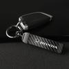 Honda Calfskin Car Keychain Zinc Alloy Auto Keyring Accessories For Honda civic accord fit jazz pilot CRV odyssey passport city OC3