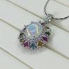 Sace Gems Сертифицированное серебро S925, 8*10 мм, подвеска с натуральным опалом, ожерелья для женщин, помолвка, коктейльная вечеринка, изысканные ювелирные изделия