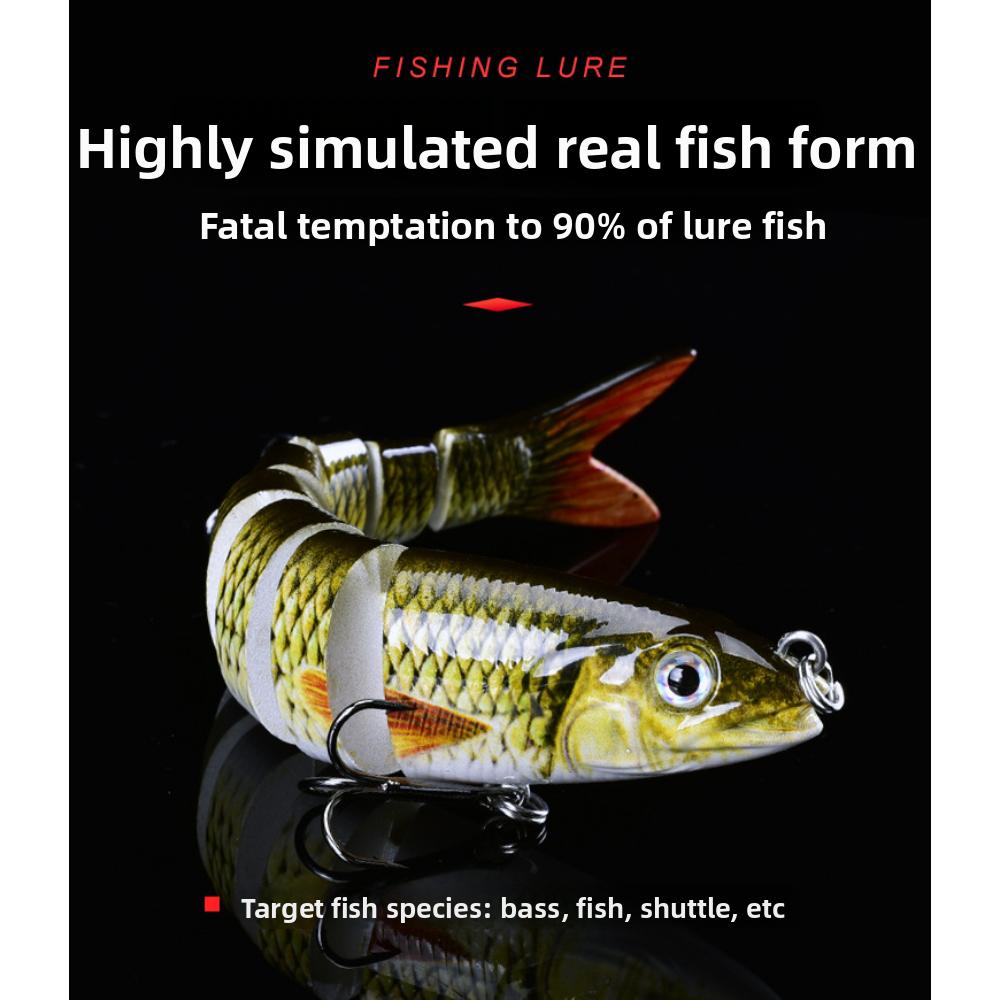 Набор многосекционных приманок Luya 8-секционная рыба приманка для пресноводной морской рыбалки твердая приманка приманка Luya продается далеко 13,5 см