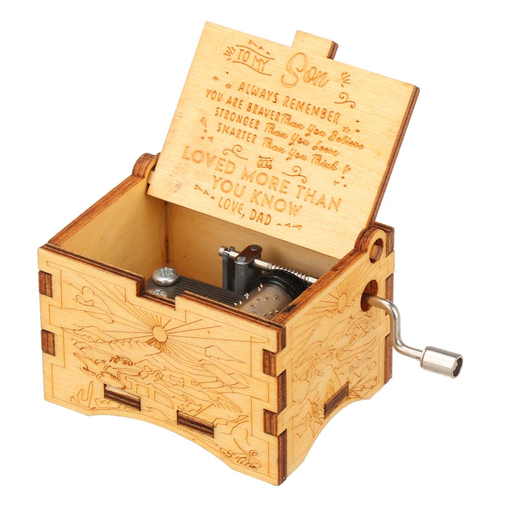 День Классика Ты Мое Солнышко Антикварные Гравированные Музыкальные Шкатулки Деревянная Ручная Музыкальная Шкатулка