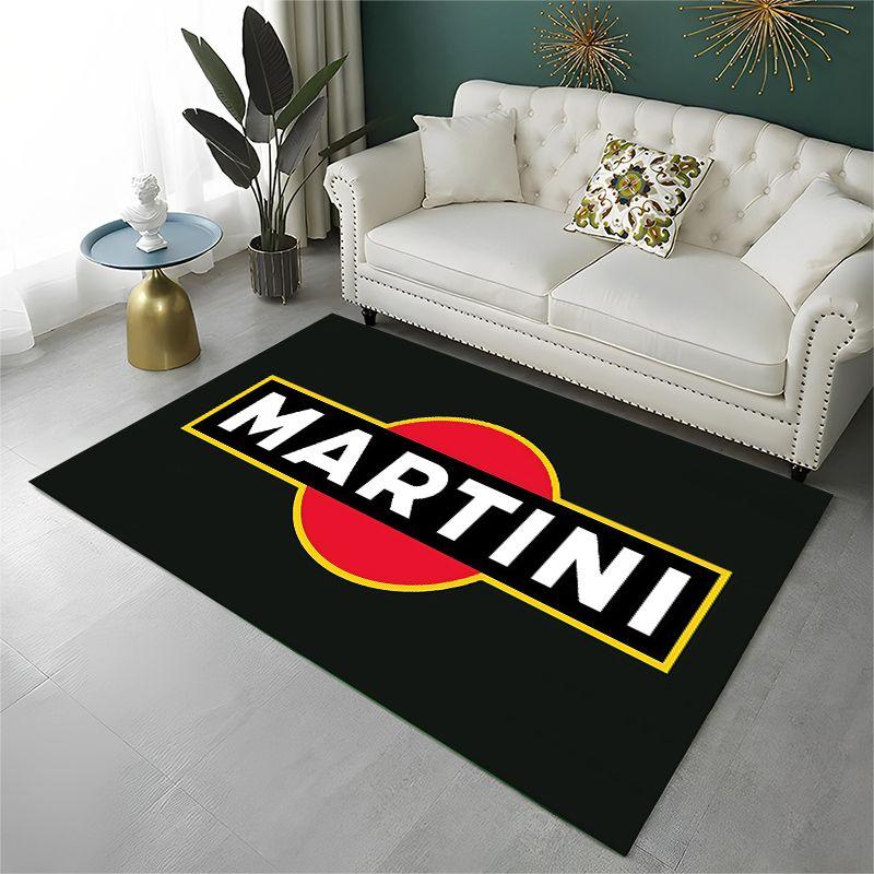 Коврик для гостиной, спальни, игровой комнаты, гоночный автомобиль M-Martini Moto, нескользящий, мягкий ковер, напольный коврик, декор для дома, детская комната