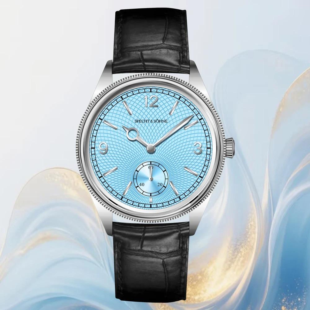 Новые Модные Механические Часы Specht & Söhne 38,5 мм Для Мужчин Механизм Seagull Сапфировое Стекло Деловые Часы Relogio Masculino