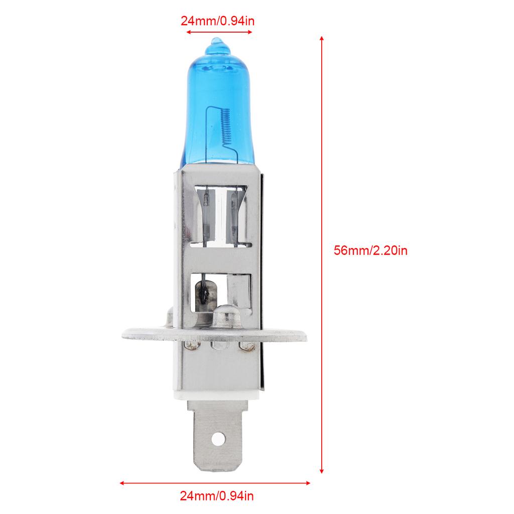 2pcs 12V 6000K White Light Super Bright Car Xenon Halogen Lamp Auto Front Headlight Fog Bulb