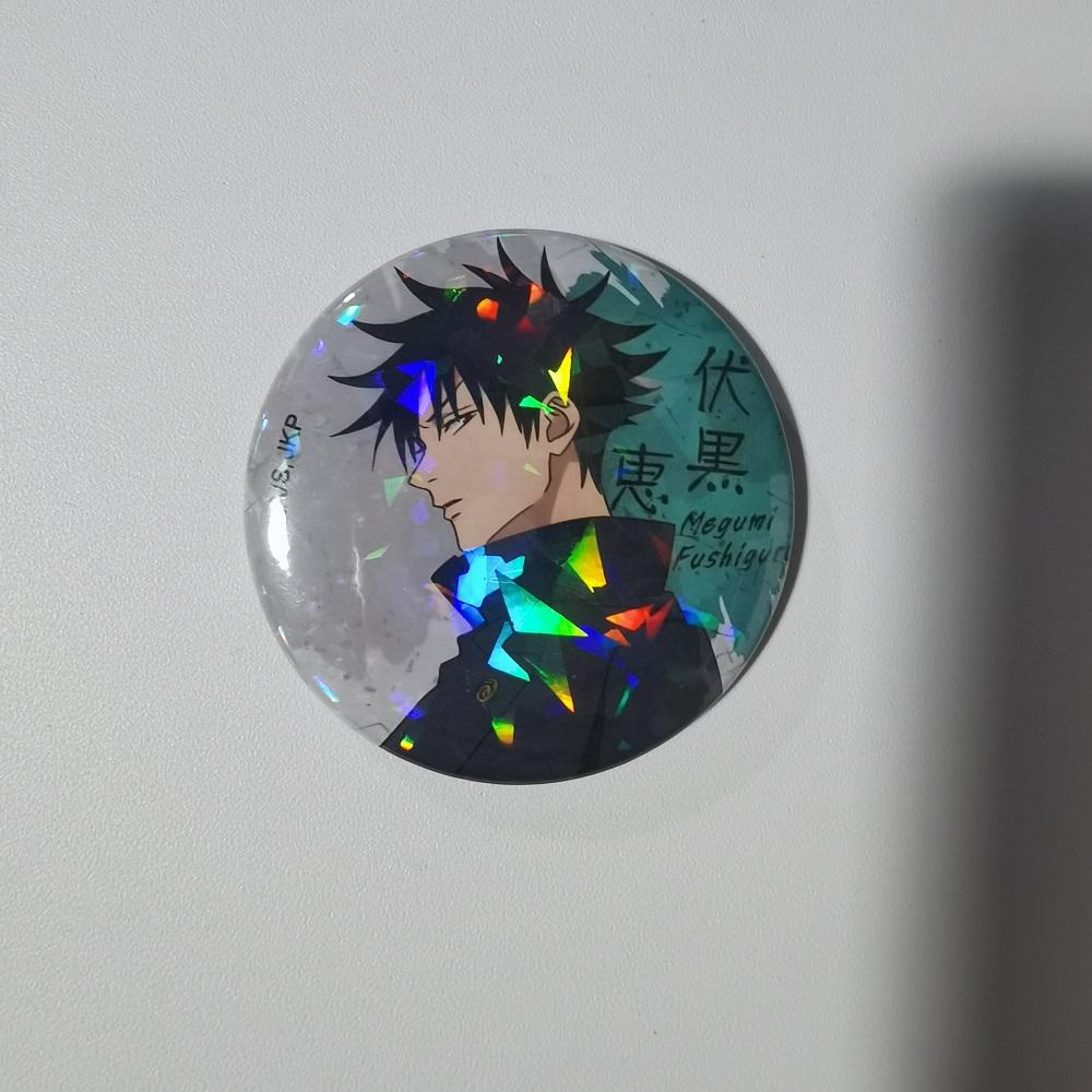 Японский Аниме Jujutsu Kaisen Жестяные Значки-Броши, Значок с Иконкой Персонажа, Ручная Работа, Нагрудный Значок для Рюкзака Одежды