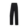 Li Ning Fitness Series Casual Simple Solid Color Straight Leg Knitted Sports Pants Women Pants Black AYKV096-1
