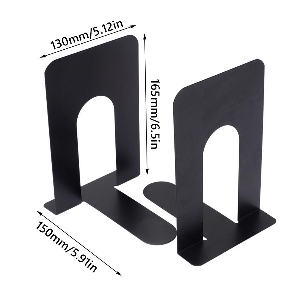 1/2PCS Non-slip Book Stand L-Shaped Desk Bookshelf Book Simple Bookends  Home