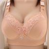 Беспроводной бюстгальтер с эффектом пуш-ап: Минимизатор проливания для большой груди - Удобная боковая поддержка для осени/зимы