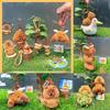 Wings With Capybara Plush Keychain Animal Pendant Cartoon Toy Doll Gift Kids
