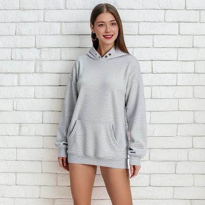 Женские худи оверсайз с длинным рукавом, пуловеры, свитшоты, повседневные топы для тренировок, осенние наряды с карманом