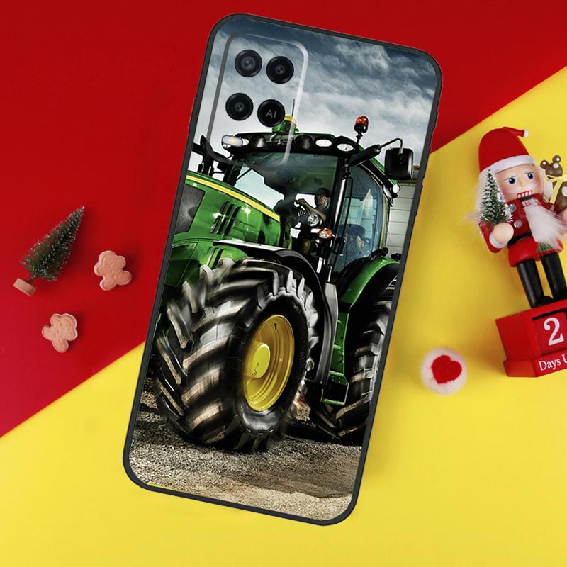 Farm Vehicle Tractor For OPPO A53 A5 A9 A38 A78 A58 A79 A15 A17 A57 A77 A16 A76 A96 A52 A72 A94 A74 A54S Case