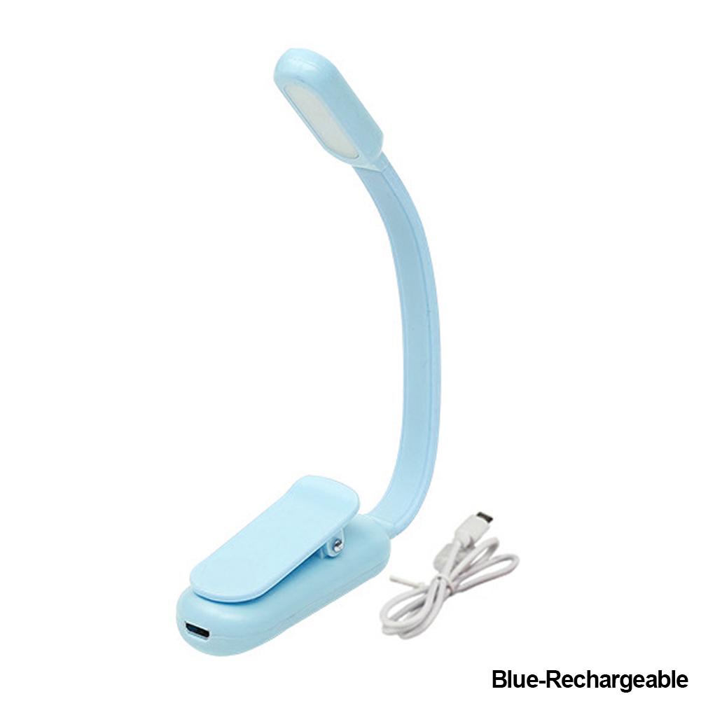 Компактная светодиодная лампа-клипса с 3 цветовыми режимами и гибкостью 360°