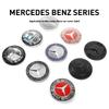 CRU1 57mm ABS Car Flat Hood Emblem Sticker Front Badge Logo For Mercedes Benz AMG C180 E300 S200 W206 W205 A0008171801 Accessories