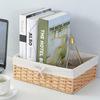 Корзина для хранения из плетеной ткани, корзина для хранения в гостиной, органайзер для кухни, ванной комнаты, принадлежности для стола, украшения комнаты