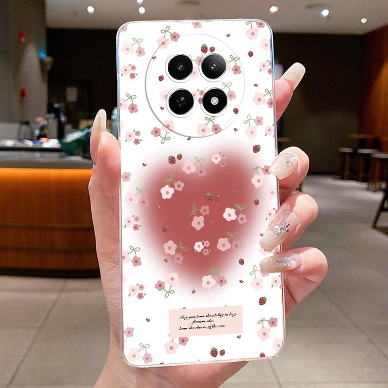 Phone Case For Realme 12 5G 12X 5G 13 5G C65 Protective Cases Realme Narzo N65 70X Capa Flower Butterfly Soft Silicone TPU Cover