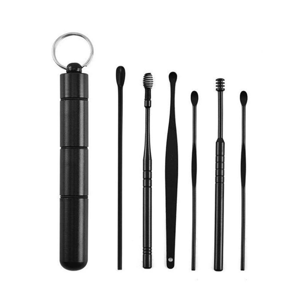 Multifunctional Ear Cleaner Earpick Earwax Removal Ear Care Tool Spiral Ear Pick Set Ear Spoon