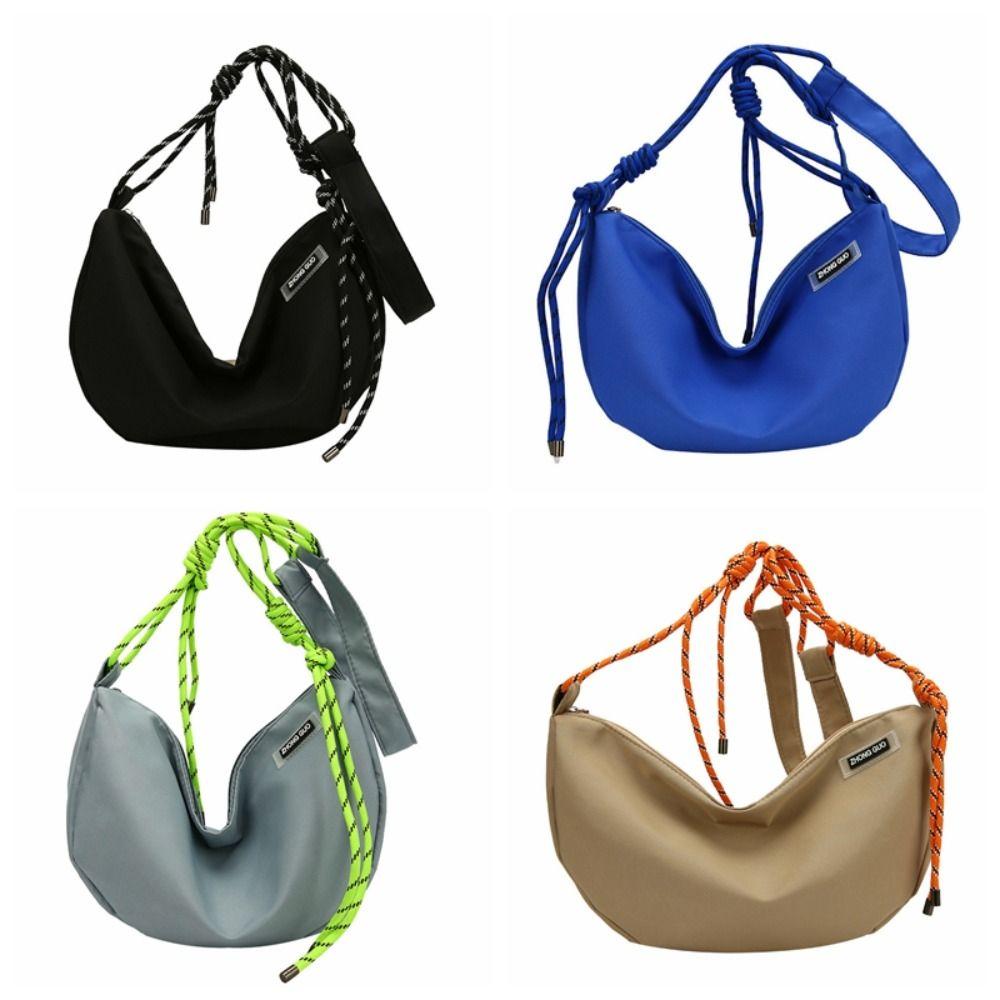Half-moon Shape Dumpling Shoulder Bag Waterproof Sports Message Bag Female/Male