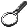 Magnifying Glass With 30 Led Lights, Handheld Illuminated Magnifier For Reading Jewelry Antiques Crafts Inspection